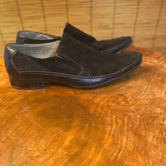 Fratelli Men's Black Suede Loafers Size 10 - Picture 4 of 8